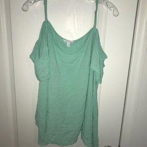 Plus Size Cold Shoulder Top